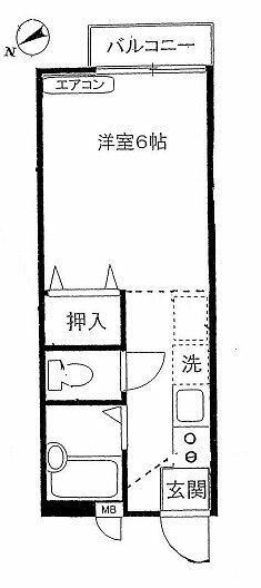 横浜市港北区岸根町のアパート