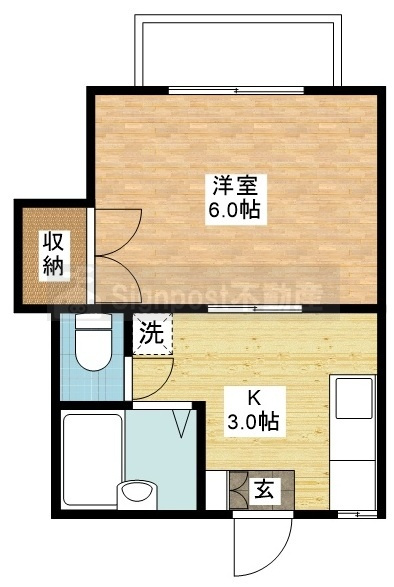 コーポシャルマンの間取り