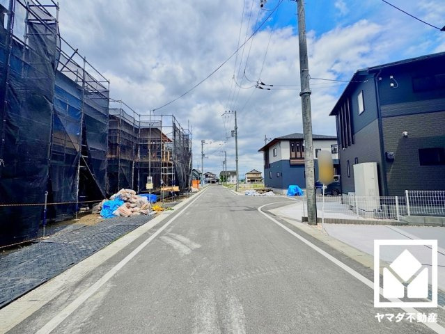 大津市雄琴５丁目　2期　3号棟の前面道路含む現地写真|6月21日　現地写真更新