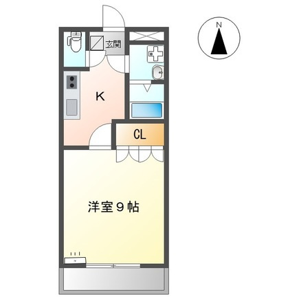シャルドネ弥生が丘の間取り|使い勝手の良い間取りです♪