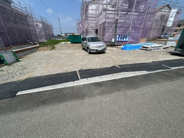 新築　前橋市富士見町時沢第12　Livele Garden.S　3号棟の駐車場|現地写真　駐車スペースは並列2台分可能です！
