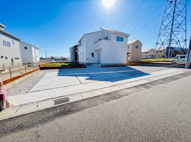 新築　前橋市富士見町時沢第12　Livele Garden.S　3号棟の駐車場|現地写真　駐車スペースは並列2台分可能です！
