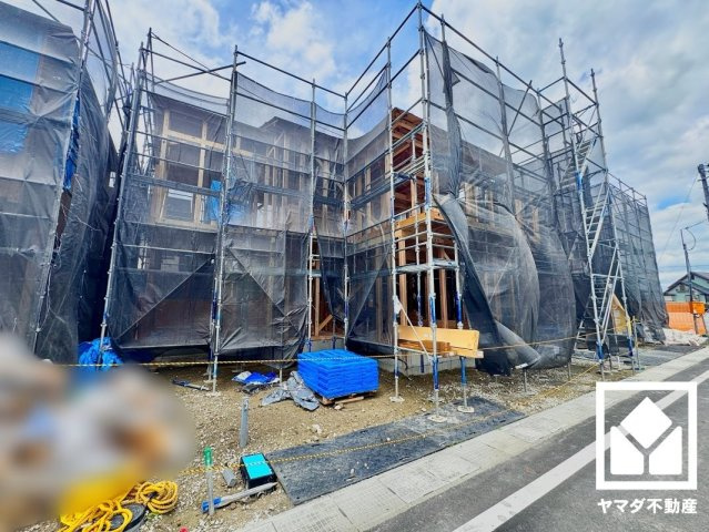 大津市雄琴５丁目　2期　4号棟の前面道路含む現地写真|6月21日　現地写真更新