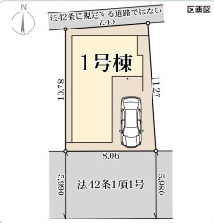 リーブルガーデン明石市材木町2期の区画図