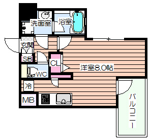 【間取り】 | レジディア江戸堀