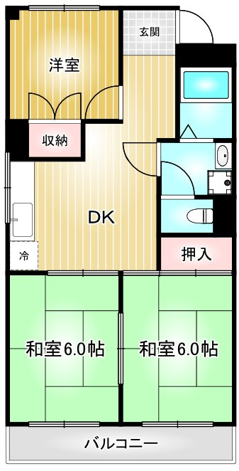 レスカール千代田|名古屋市の賃貸ならMy賃貸の間取り|レスカール千代田