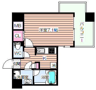 【間取り】 | レジディア江戸堀