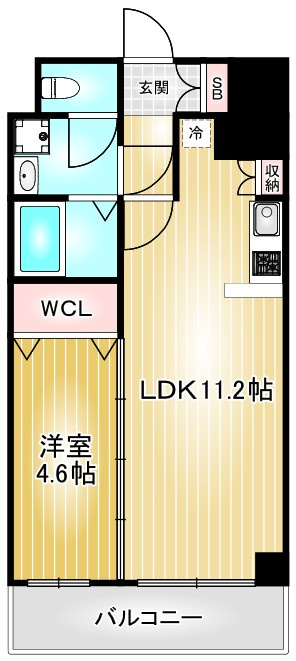 フォレシティ新栄｜名古屋市の賃貸ならMy賃貸の間取り|フォレシティ新栄