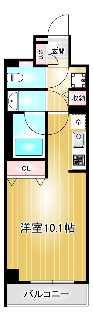 ノヴェル新栄|名古屋市の賃貸ならMy賃貸の間取り|ノヴェル新栄