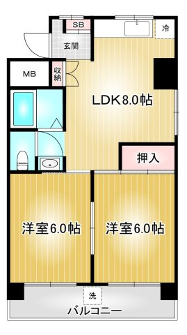 栄サンライズ|名古屋市の賃貸ならMy賃貸の間取り|栄サンライズ