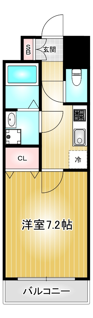 クレシェール大須|名古屋市の賃貸ならMy賃貸の間取り|クレシェール大須