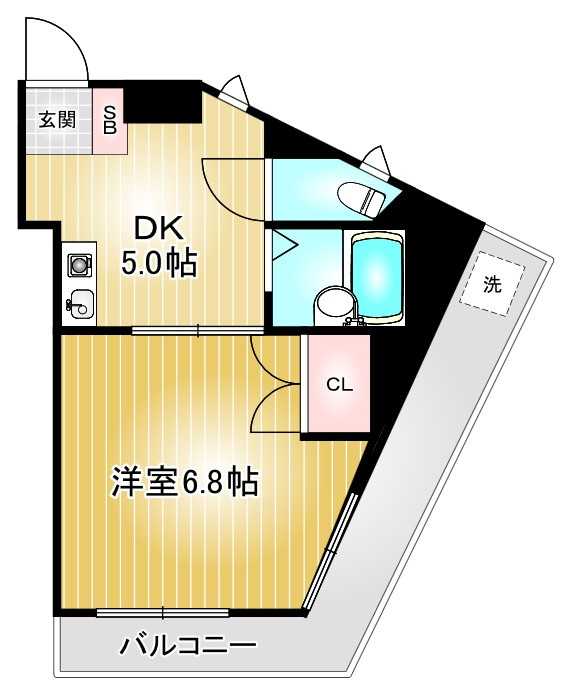 グランソワール千代田｜名古屋市の賃貸ならMy賃貸の間取り|グランソワール千代田