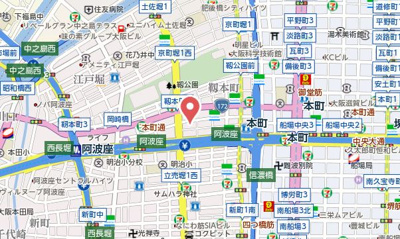【地図】 | プレサンス本町ジョイス