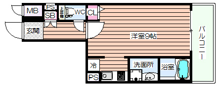 【間取り】 | プレサンス立売堀パークシティ