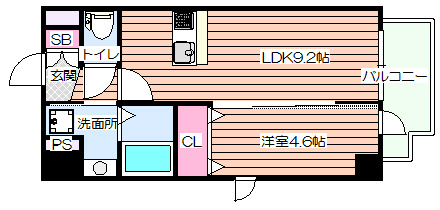 【間取り】 | ハーヴェスト京町堀