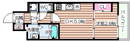 【間取り】 | セレニテ本町ルフレ