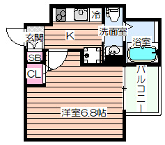 【間取り】 | セレニテ本町ルフレ