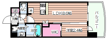 【間取り】 | セレニテ阿波座ミラク
