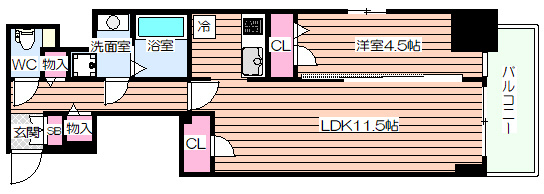 【間取り】 | S-RESIDENCE阿波座bouncy