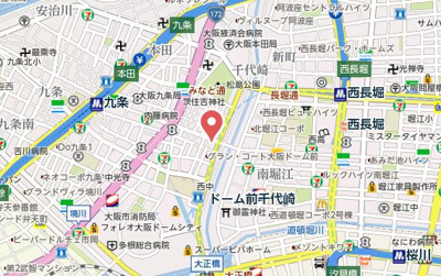 【地図】 | エステムコート難波WEST-SIDEⅢドームシティ