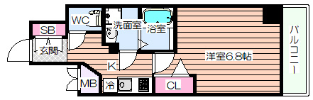 【間取り】 | インベスト本町WEST