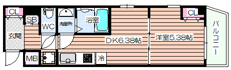 【間取り】 | アネールエレ江戸堀