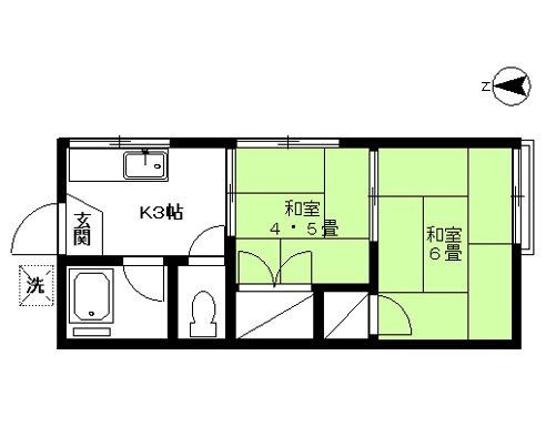コーポイスズの間取り