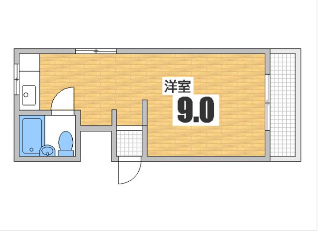 トリムビルの間取り