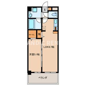 【間取り】 | アジリア大濠ウェスト