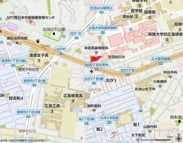 ＬＡＴＯＵＲ出汐の地図