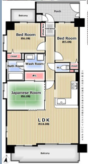  | 【ダイアパレス道徳】✨️仲介手数料無料✨️豊田小学校・大江中学校