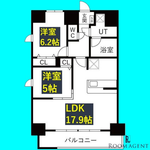 トレヴィ高岳の間取り