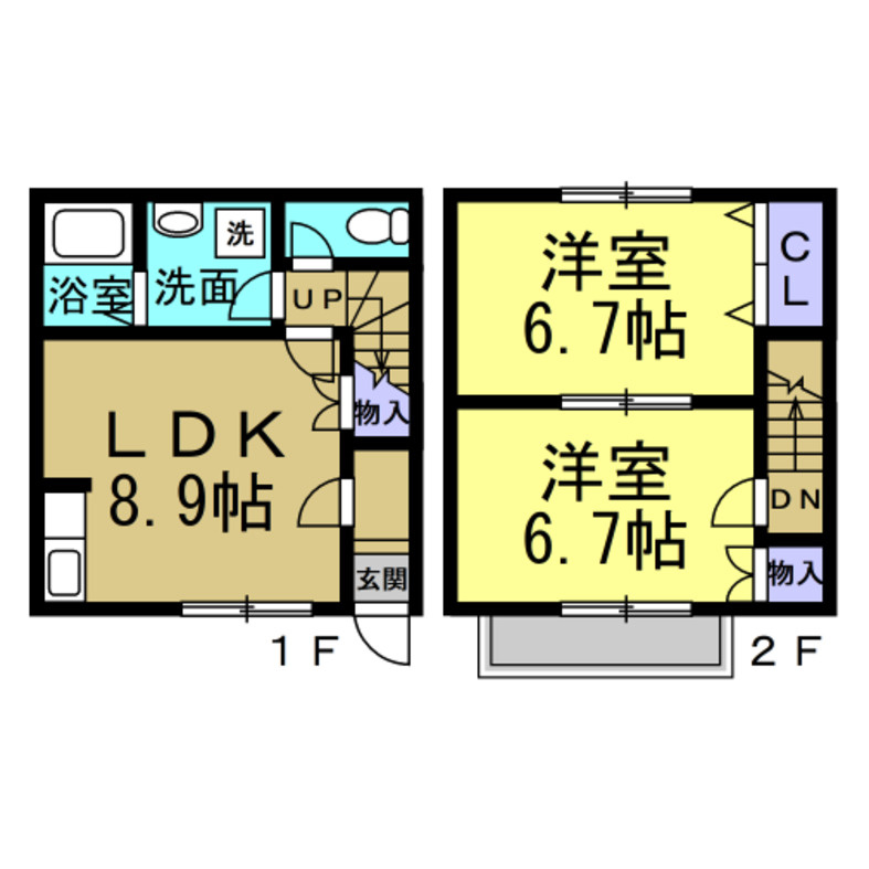 檸檬館の間取り