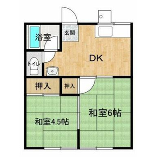 【間取り】 | コーポ木村