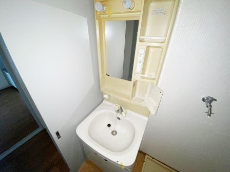 サンモール若海の洗面所|忙しい朝には欠かせない洗面所です