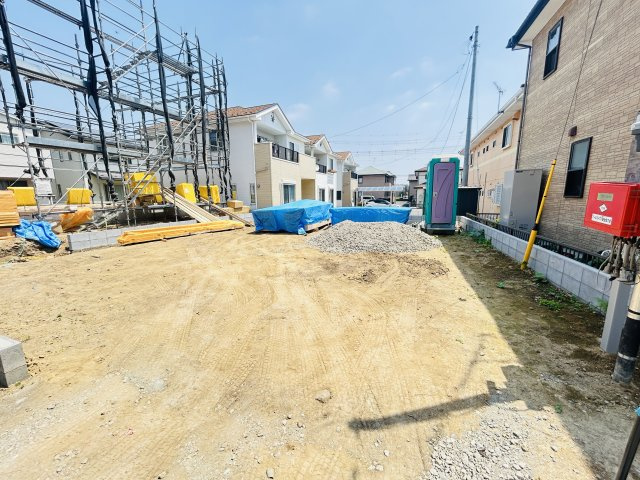 新築　前橋市川原町第４　クレイドルガーデン　3号棟の駐車場|現地写真　駐車スペースは並列2台分可能です！
