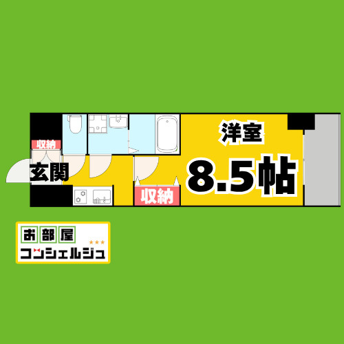 S-RESIDENCE金山Westの間取り