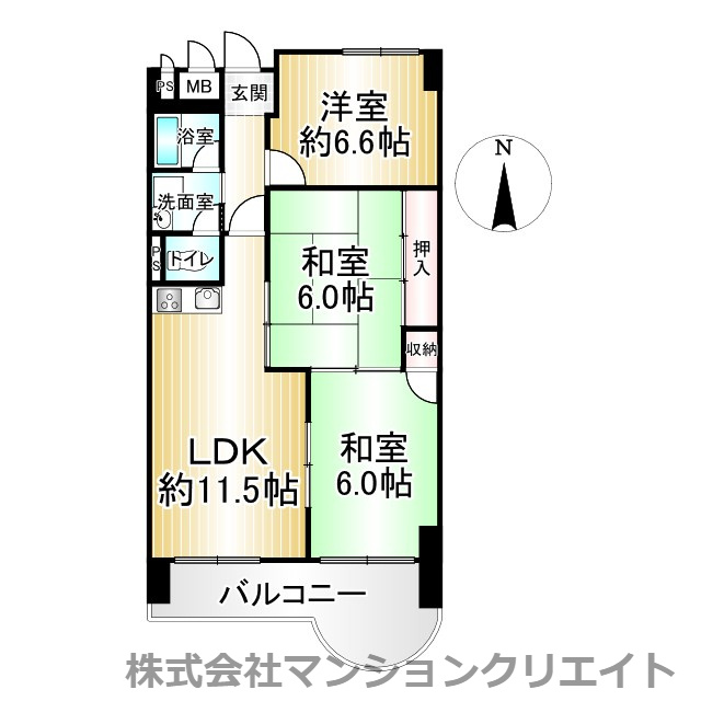 福井セントポリアの間取り