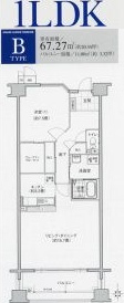 ソーラスフロント富船の間取り