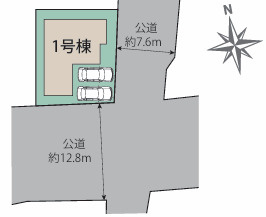 福岡市早良区脇山２丁目　１号棟の区画図