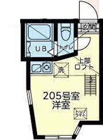 【間取り】 | ユナイト戸塚ヴェルサイユの杜 | ロフト付き！1Rのお部屋！