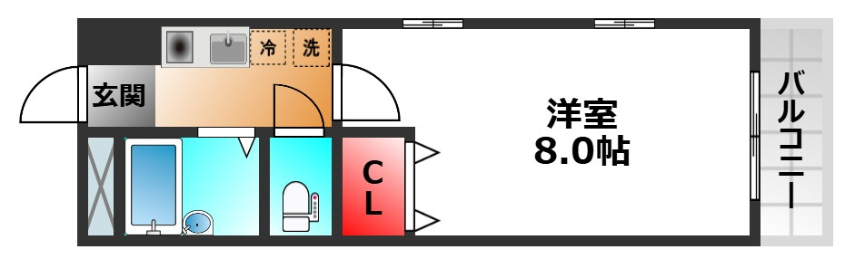 ラ・カーザフェリーチェの間取り
