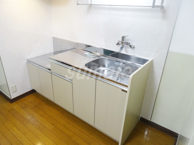 イカリハイツのキッチン|2口ガスコンロ設置可です★