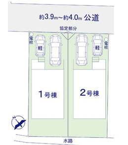 福岡市博多区南本町１期　１号棟の区画図