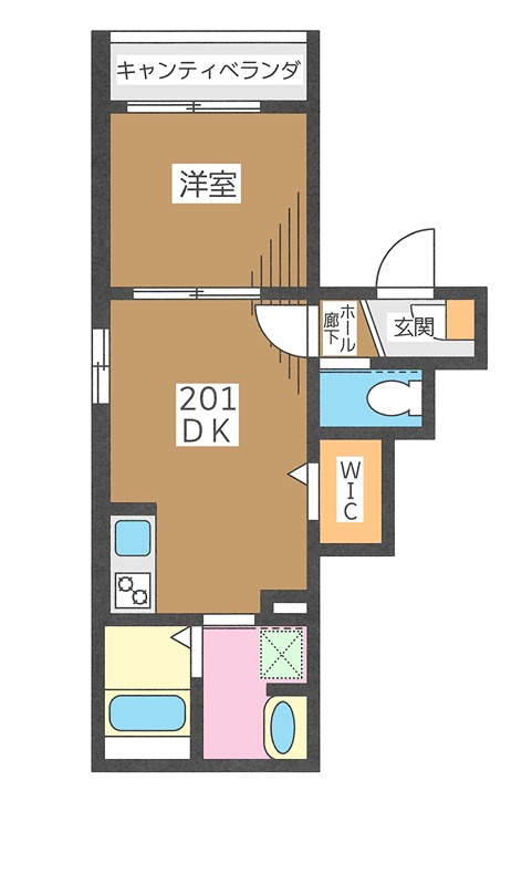 ソレイユの間取り