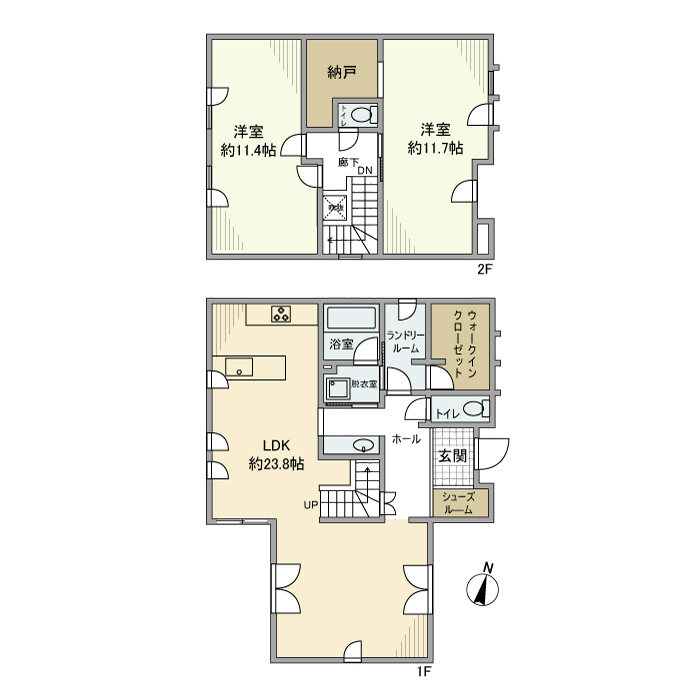 小泉戸建の間取り