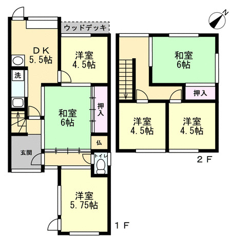 【間取り】 | 和泉市繁和町テラスハウス