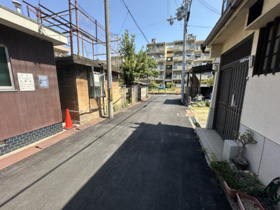 【前面道路含む現地写真】 | 和泉市繁和町テラスハウス | 前面道路