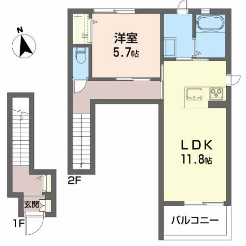 ＴｒｉＭ志家町の間取り