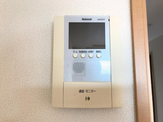 サニーヒルズ　Mのセキュリティ|モニタ付インターホンで安心♪